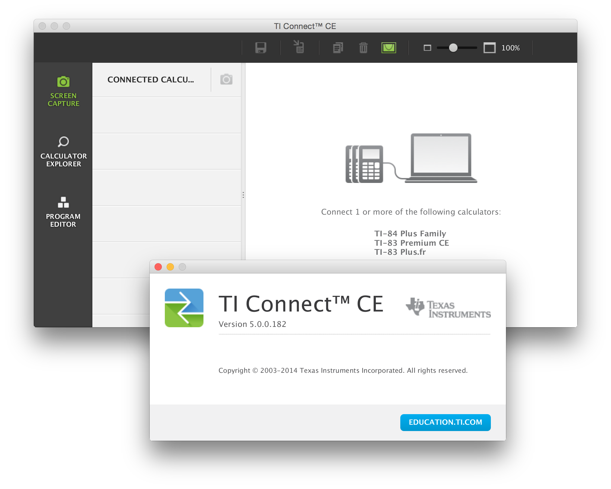 ti connect for mac